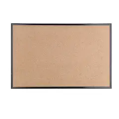 ARTECMA - Cartelera de Corcho con Marco de Aluminio 40x60cm