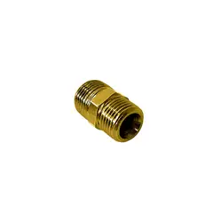 HUMCAR - Conector Gas Natural Barrilito 5/8 X 3/8 M/M Aluminio