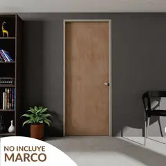 GENERICO - Puerta Triplex Okume 60x200cm 35mm Interdoors