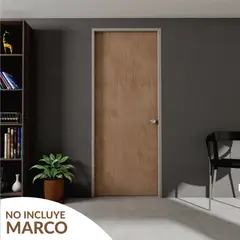 GENERICO - Puerta Triplex Okume 60x200cm 35mm Interdoors