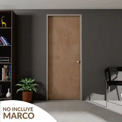 GENERICO - Puerta Triplex Okume 60x200cm 35mm Interdoors