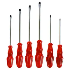 DISCOVER - Juego de Destornilladores 6 Piezas Mecánica 3-8 Pulgadas