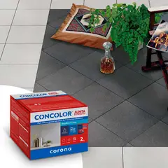 CORONA - Boquilla Concolor Junta Estrecha Negro 2kg