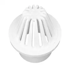 SILPLAS - Rejilla 5 X 4 Tragante Cúpula Plástica