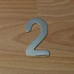 FIXSER - Número Niquel Satinado # 2