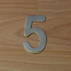 FIXSER - Número Niquel Satinado # 5