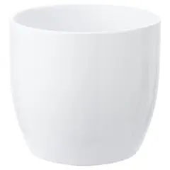 HC JUST HOME COLLECTION - Maceta basel blanco 19 cm ancho