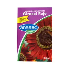 ANASAC - Semilla Girasol Rojo 0,3 Gramos