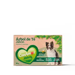 CANAMOR - Jabón Para Perro Natural Aceite Arból De Té