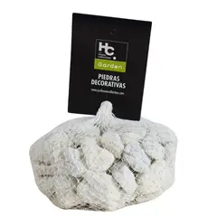 JUST HOME COLLECTION - Piedra Decorativa Fosil No.6 Blanca X 1000 Gr