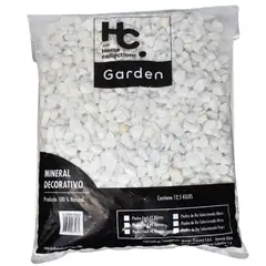 JUST HOME COLLECTION - Piedra Decorativa Fosil No. 3 Blanca X 12500 Gramos