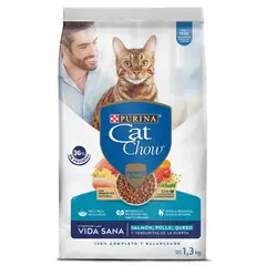CAT CHOW - Comida Seca Para Gato Vida Sana 1.3kg