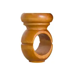 JUST HOME COLLECTION - Soporte En Madera Techo Caoba Small Bolillo X1