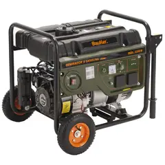 BAUKER - Planta Eléctrica a Gasolina 2.4Kw 2200W 110V 15Lt