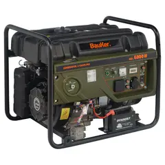 BAUKER - Planta Eléctrica a Gasolina 6.0Kw 6000W 110V 25Lt
