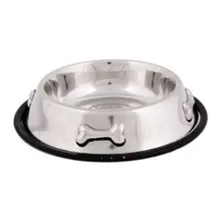 PETIZOOS - Comedero Para Perro Acero Inoxidable Básico 26cm