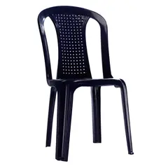 VANYPLAS - Silla Plástica sin Brazos Bambú Azul Oscuro