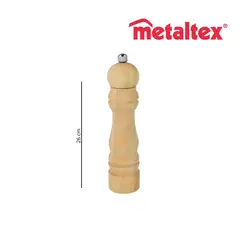 METALTEX - Pimentero En Madera 25 Cm