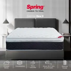 SPRING - Colchón Doble New 9 140x190 cm