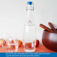 BORGONOVO - Botella Agua 1 Litro Tapa Hermética