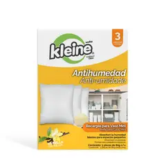 KLEINE WOLKE - Absorbentes de Humedad Repuesto Mini Vainilla 3x80 Gramos Cada Uno
