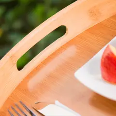 JUST HOME COLLECTION - Bandeja Bambú Redonda