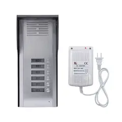 RL - Portero Eléctrico De 6 Estaciones + Adaptador De Corriente