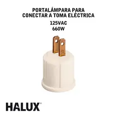 undefined - Portalámparas Para Conectar A Toma Eléctrica 250Vac