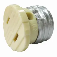 HALUX - Adaptador De Portalámparas A Toma Eléctrica 15A 125