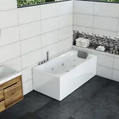 FIRPLAK - Hidromasaje Americana Plus Derecha 152x75 Cm - Blanca
