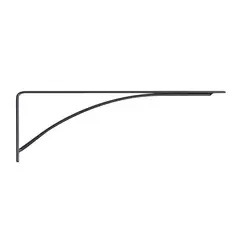 GENERICO - Soporte X2 Arco Negro 39 cms