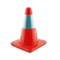 REDLINE - Cono PVC 30cm Cinta Reflectiva