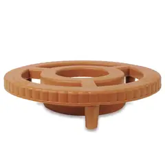 CASA BONITA - Base Para Matera Plástico Redondo Con Patas 5.5x27cm Terracota