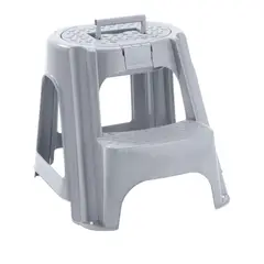 RIMAX - Escalesilla Con Tapa 50X50Cm Gris Metalizado