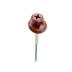 TECHOLINE - Tornillo Cubierta Rojo 100 Und