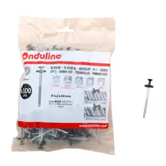 TECHOLINE - Tornillo Cubierta Verde 100 Und