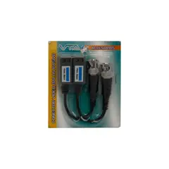 VTA PLUS - Conector Video Balun Pasivo Para 1 Canal