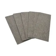 FIXSER - Fieltro Rectangular Marron 90X250Mm 5Und