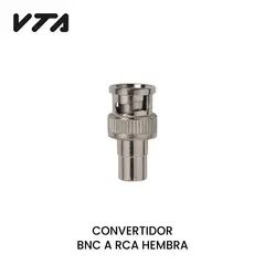 VTA PLUS - Convertidor RCA Hembra A Bcn Macho
