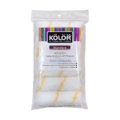 KOLOR - Mini Rodillo 4 Pulgadas Espiral Paquete x 6