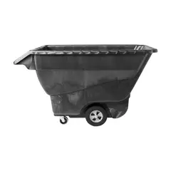 RUBBERMAID COMMERCIAL - Contenedor Con Ruedas Plástica 765L Negro