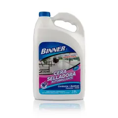 BINNER - Cera Para Pisos Selladora Autobrillante Galón