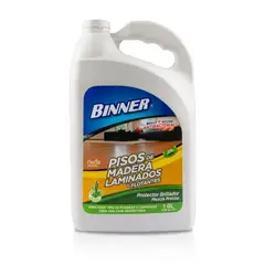 BINNER - Protector Pisos Madera y Limpiador Mezcla Precisa Galón