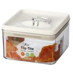 FELLI - Tarro Acrílico Flip Tite Hermético Rectangular 2.9 Litros