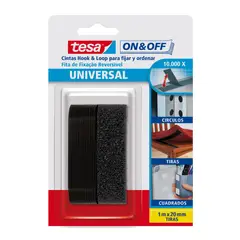 TESA - Cinta Negra Fijacion 20mmx1m