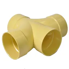 DURMAN - **Tee Doble Sanitaria 4Pulg