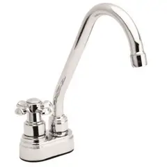 GRIVAL - Grifería Lavaplatos Ultraahorradora Balta Pico Prakti 4 Pulgadas Corona Consumo 5.7 l/min
