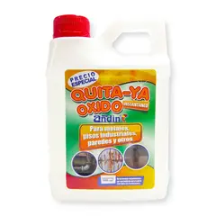 NEW ANDIN - Quitamanchas Óxido Instantáneo Piso, Pared, Lamina, Metal 1000 Ml