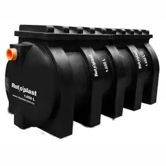ROTOPLAST - Tanque Cilíndrico Horizontal 1.650 Litros