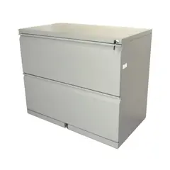 INDUSTRIAS CRUZ - Archivador Horizontal 2 Gavetas 76X90X50Cm Gris